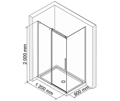 WasserKRAFT Душевой уголок Dinkel 58R07 – фотография-4